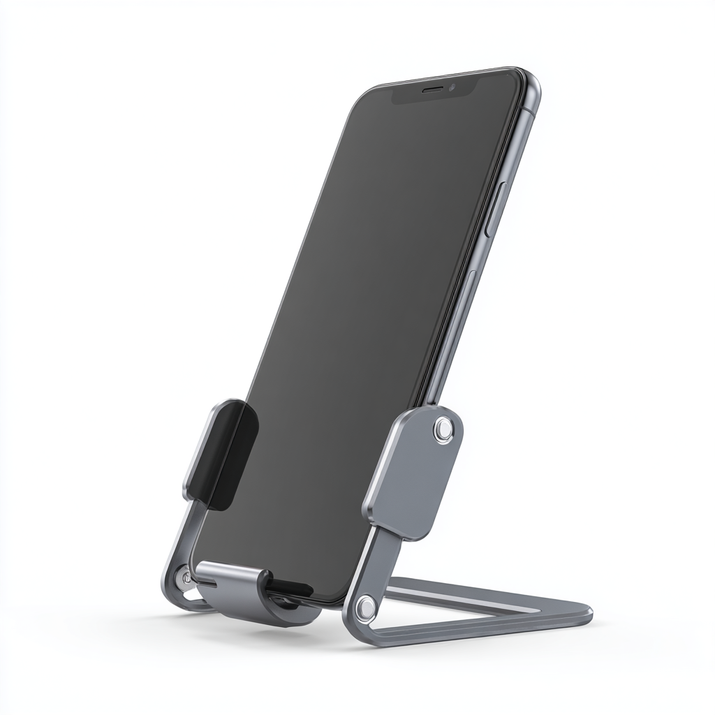 Pro-Elevate Aluminum Phone Stand - Height & Angle Adjustable